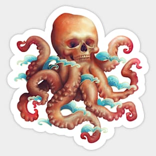 Skulltopus Sticker